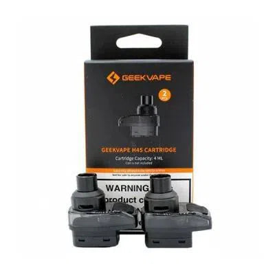 GeekVape H45 Aegis Hero 2 Cartridges 4ml (2 Pack) NYC GLASS 718 GeekVape H45 Aegis Hero 2 Cartridges 4ml (2 Pack) NYC GLASS 718