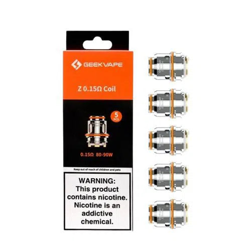 GeekVape Z Series Coils (5 Pack)-GeekVape-GeekVape 0.15ohm Coil Z Series Coil 5pk-NYC Glass