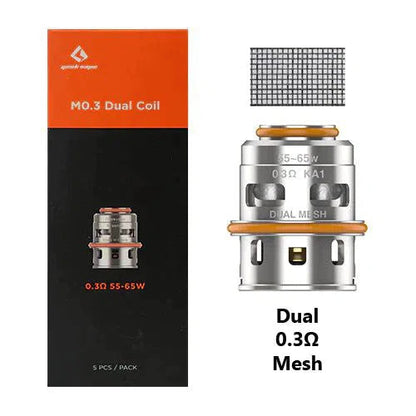 Geekvape M Series Coils-GeekVape-M Series 0.3ohm Dual Coil 5pk-NYC Glass