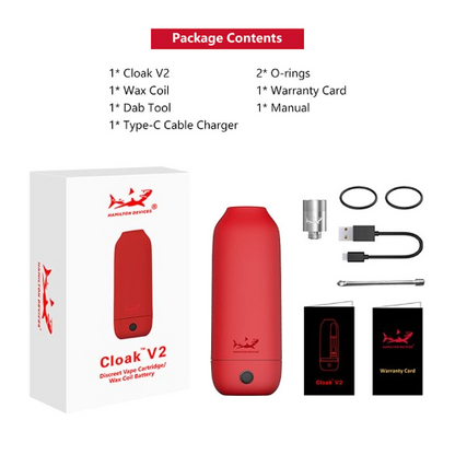 Hamilton Devices CCELL® Cloak V2 510 Battery-Hamilton Devices CCELL-NYC Glass