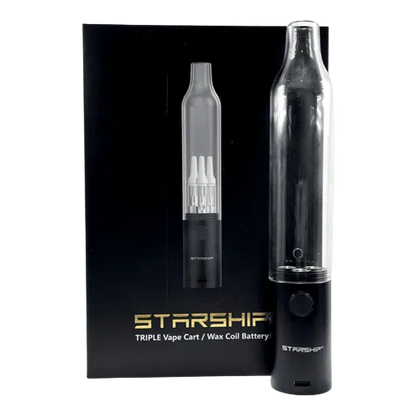 Hamilton Devices CCELL® Starship Triple 510 Battery Bong-Hamilton Devices CCELL-Black-NYC Glass