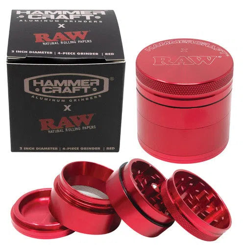 Hammercraft x RAW 4-Piece Grinders-RAW-NYC Glass