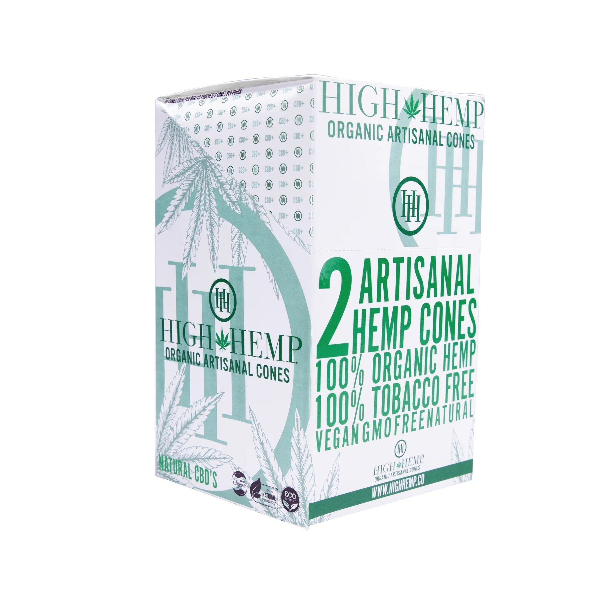 High Hemp Artisanal Wrap Cones 2pk 15ct Box-High Hemp-NYC Glass