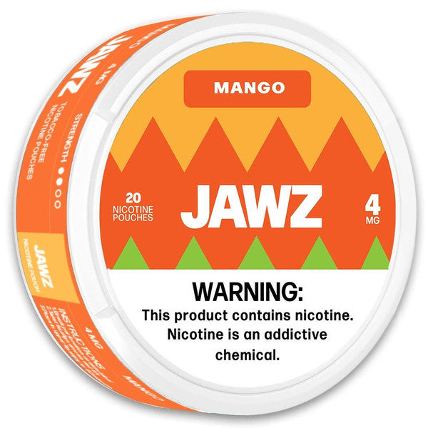 JAWZ Premium Nicotine Pouches 5pk-JAWZ-Mango 5pk-4mg-NYC Glass