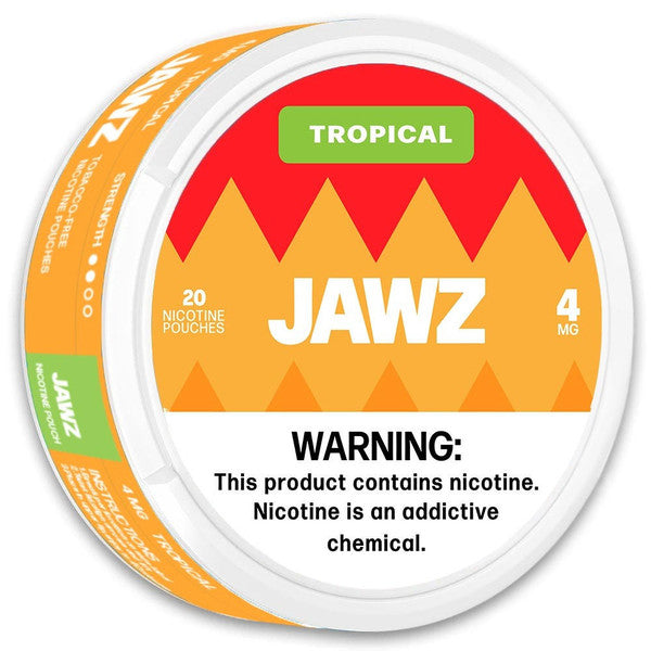 JAWZ Premium Nicotine Pouches 5pk-JAWZ-Tropical 5pk-4mg-NYC Glass