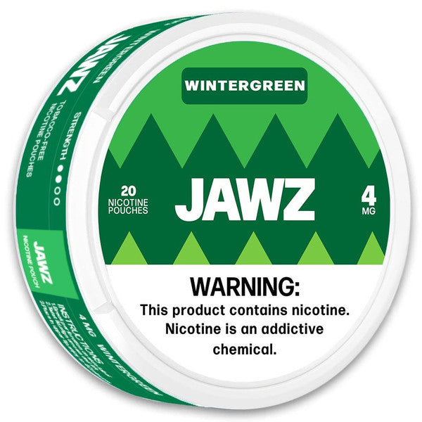 JAWZ Premium Nicotine Pouches 5pk-JAWZ-Wintergreen 5pk-4mg-NYC Glass