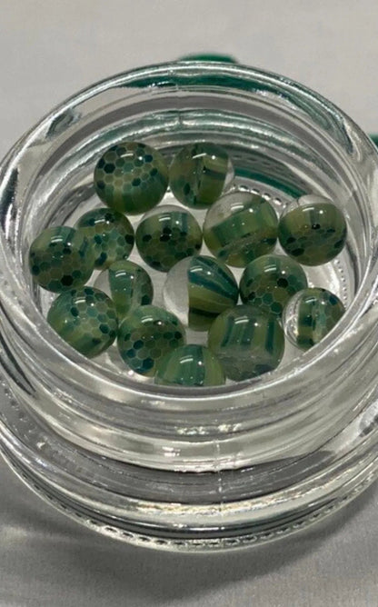 JOE P GLASS TERP BEAD-Nyc Glass-Honeycomb Green-NYC Glass