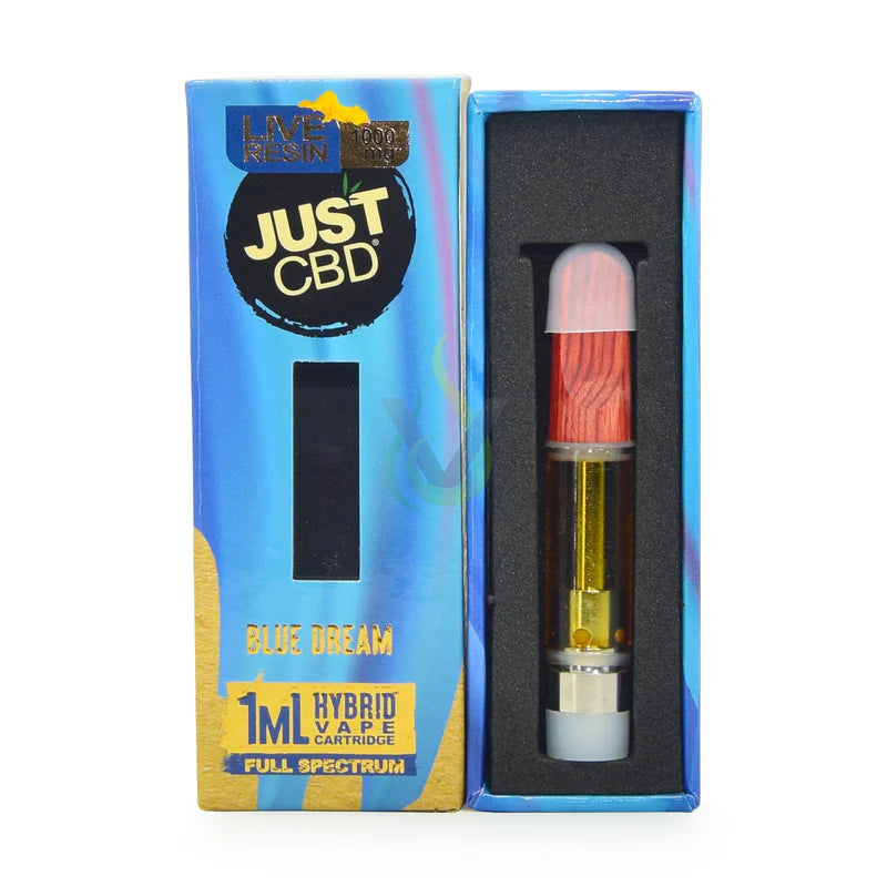 JUST CBD Broad Spectrum CBD Vape Cartridges 1000mg-Just CBD-Blue Dream (Sativa)-NYC Glass