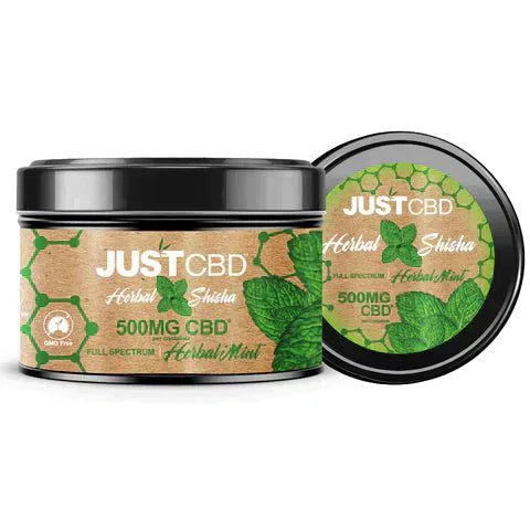 JUST CBD Herbal Full Spectrum CBD Shisha 500mg-Just CBD-Herbal Mint-NYC Glass