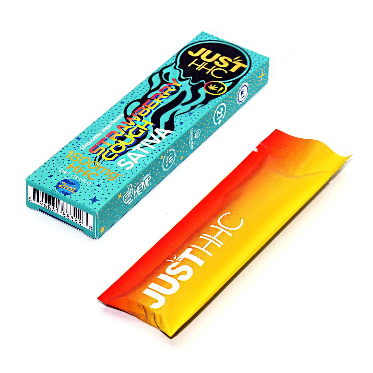 JUST Delta HHC Disposable THC Vape 1800mg-Just Delta-Strawberry Cough - Sativa-NYC Glass