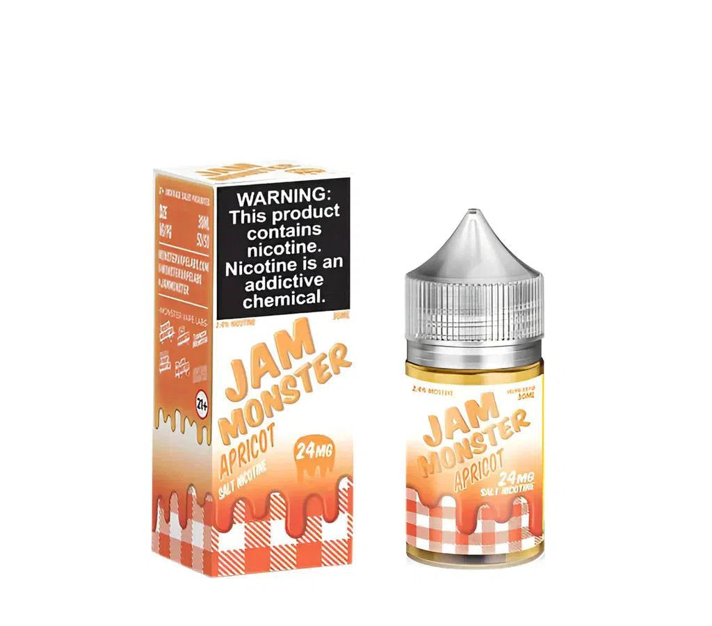 Jam Monster Salts E-Juice 30ml-Jam Monster-Apricot 24mg-NYC Glass