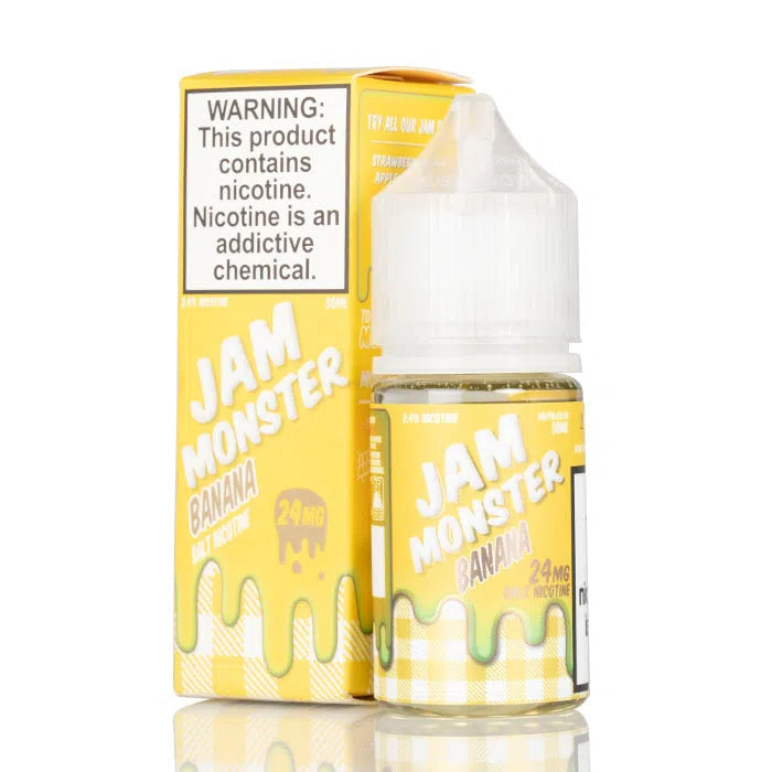 Jam Monster Salts E-Juice 30ml-Jam Monster-Banana 24mg-NYC Glass