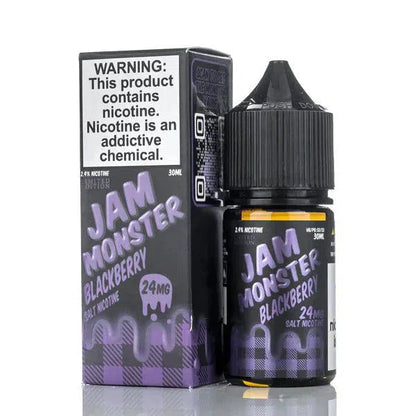 Jam Monster Salts E-Juice 30ml-Jam Monster-Blackberry 24mg-NYC Glass