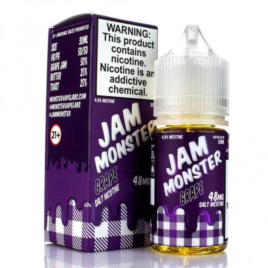 Jam Monster Salts E-Juice 30ml NYC GLASS 718 Jam Monster Salts E-Juice 30ml NYC GLASS 718