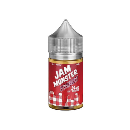 Jam Monster Salts E-Juice 30ml-Jam Monster-Strawberry 24mg-NYC Glass