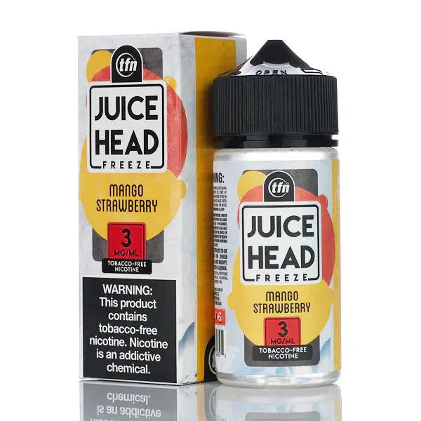 Juice Head E-Juice 100ml-Juice Head-Freeze Strawberry Mango 3mg-NYC Glass