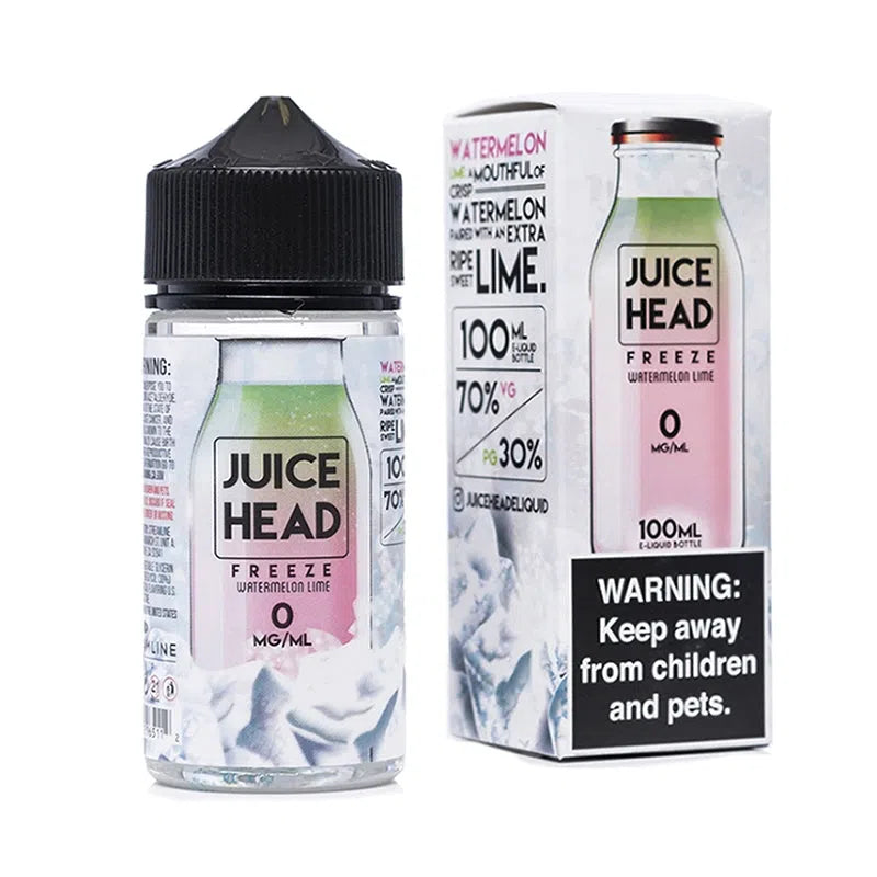 Juice Head E-Juice 100ml-Juice Head-Freeze Watermelon Lime 0mg-NYC GLASS 718