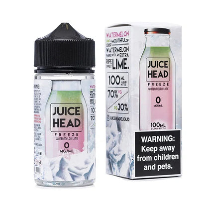 Juice Head E-Juice 100ml-Juice Head-Freeze Watermelon Lime 0mg-NYC Glass