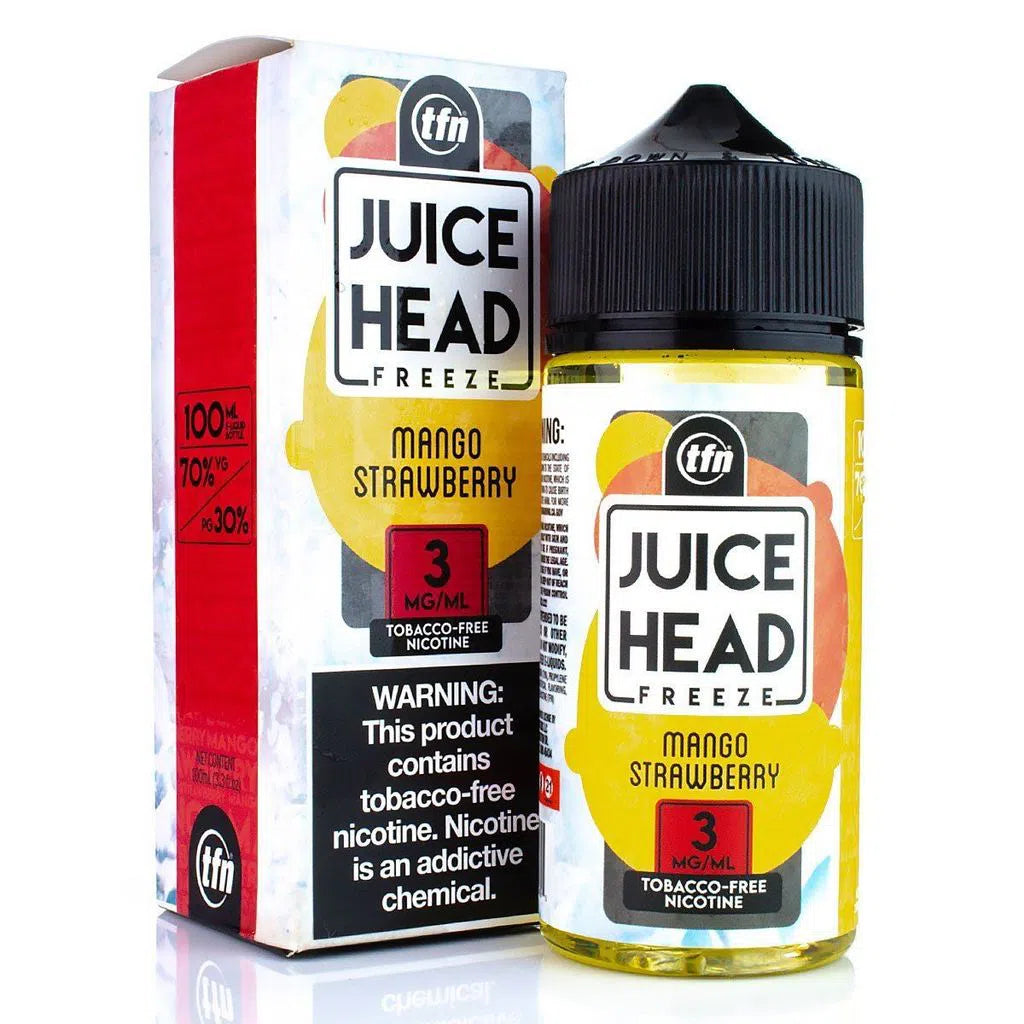 Juice Head E-Juice 100ml-Juice Head-Strawberry Mango 3mg-NYC GLASS 718