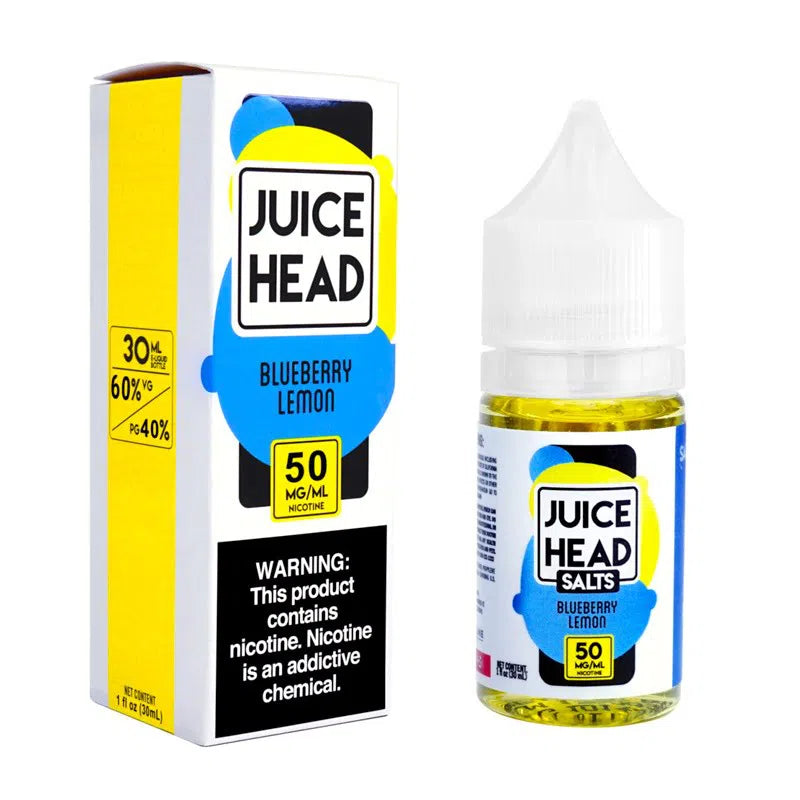 Juice Head Salts E-Juice 30ml-Juice Head-Blueberry Lemon 50mg-NYC Glass