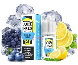 Juice Head Salts E-Juice 30ml-Juice Head-Blueberry Lemon Extra Freeze 25mg-NYC Glass