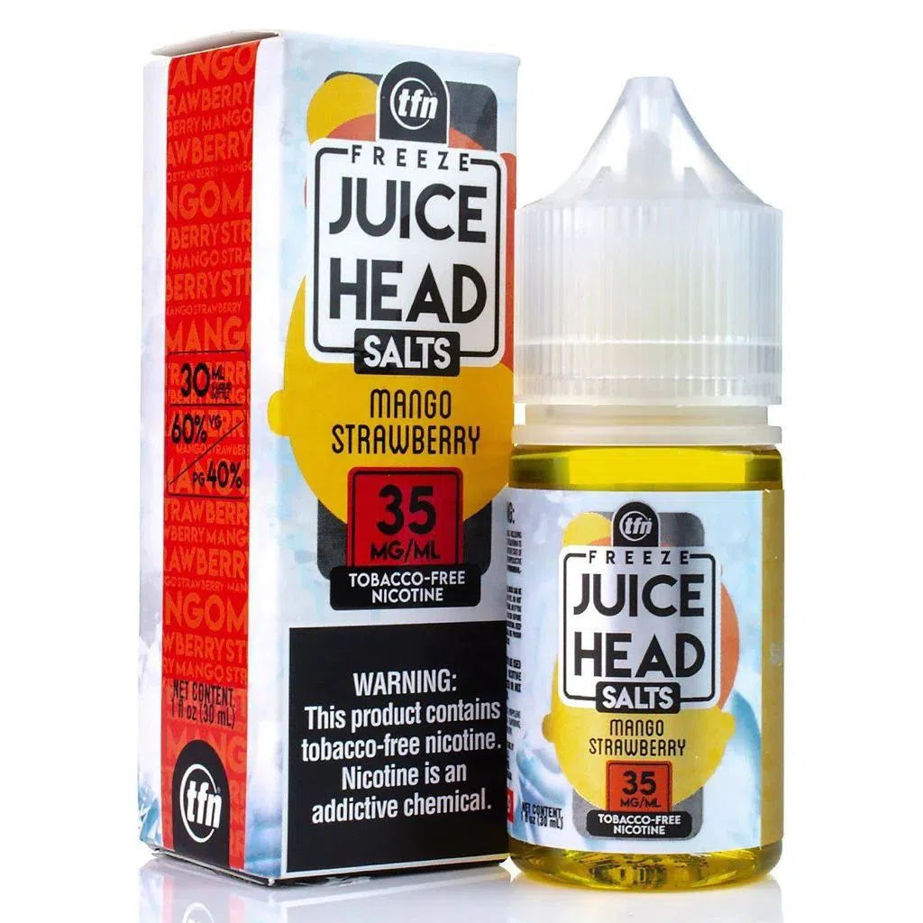 Juice Head Salts E-Juice 30ml-Juice Head-Freeze Strawberry Mango 35mg-NYC Glass