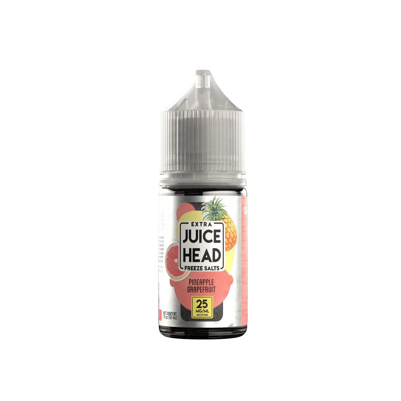 Juice Head Salts E-Juice 30ml-Juice Head-Pineapple Grapefruit Extra Freeze 25mg-NYC Glass