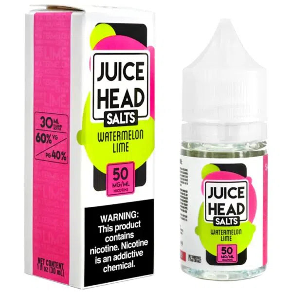 Juice Head Salts E-Juice 30ml-Juice Head-Watermelon Lime 50mg-NYC Glass