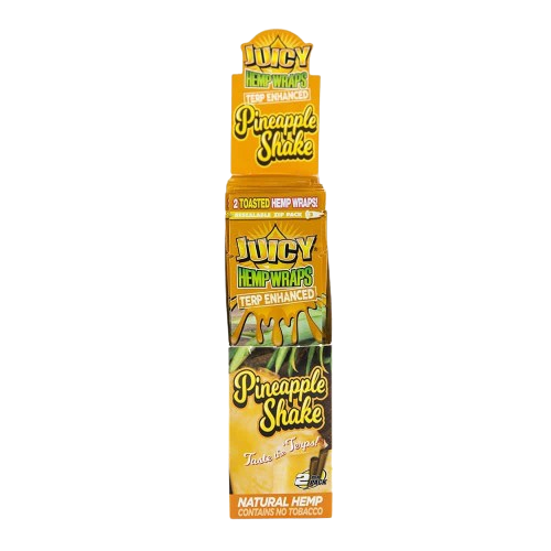 Juicy Jay Terp Infused Hemp Wraps 25ct Box-Juicy Jay-Pineapple Shake-NYC Glass