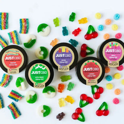 Just CBD Gummies 250mg Jar-Just CBD-NYC Glass