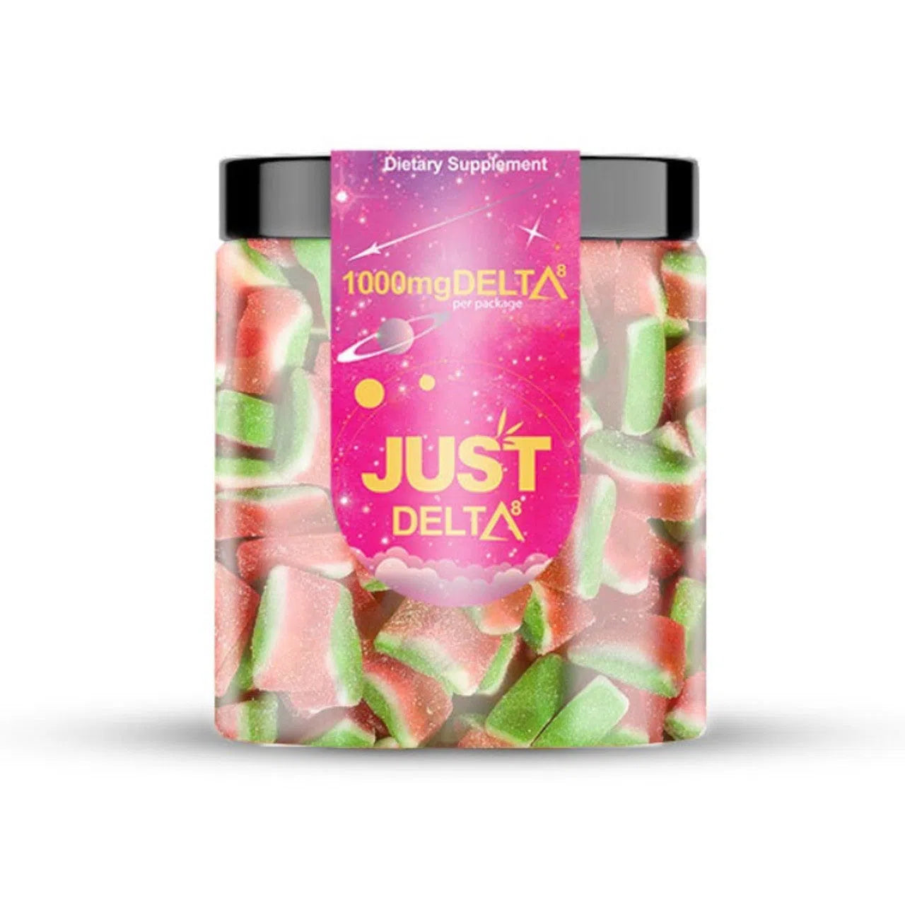 Just Delta Watermelon Supernova Delta 8 Gummies-Just Delta-1000mg-NYC Glass