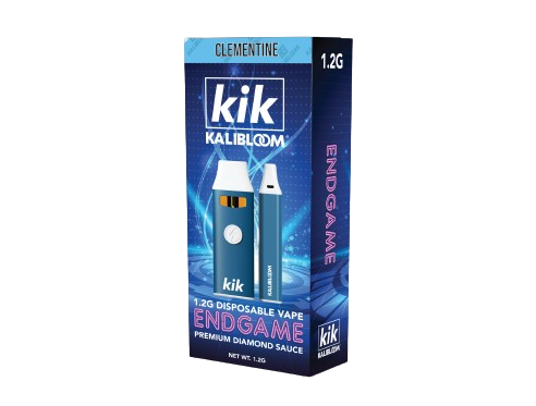 KIK ENDGAME Premium Diamond Sauce Delta 8 | THCP 1200mg Disposable-Kalibloom-Clementine (Sativa)-NYC Glass