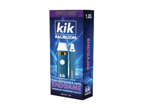 KIK ENDGAME Premium Diamond Sauce Delta 8 | THCP 1200mg Disposable-Kalibloom-Purple Punch (Indica)-NYC Glass