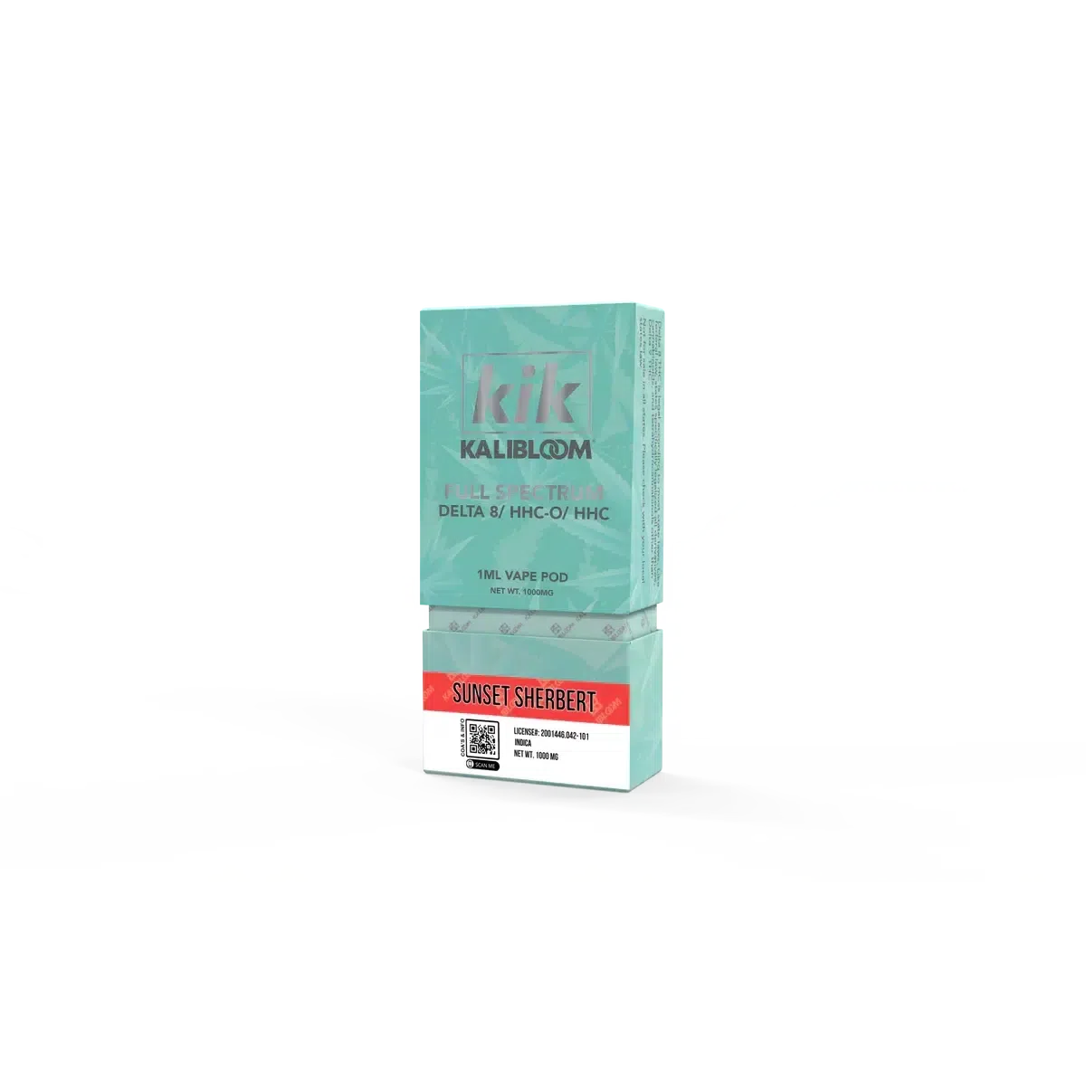 Kalibloom Kik 1ml Full Spectrum Pod-Kalibloom-Sunset Sherbet (Indica)-NYC Glass
