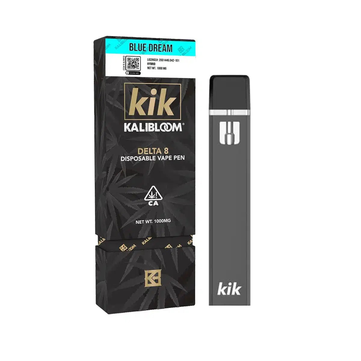 Kalibloom Kik Delta 8 1000mg Disposable-Kalibloom-Blue Dream (Sativa)-NYC Glass