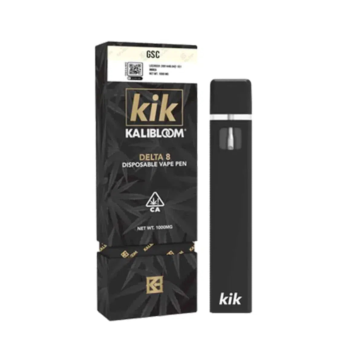 Kalibloom Kik Delta 8 1000mg Disposable-Kalibloom-GSC (Indica)-NYC Glass
