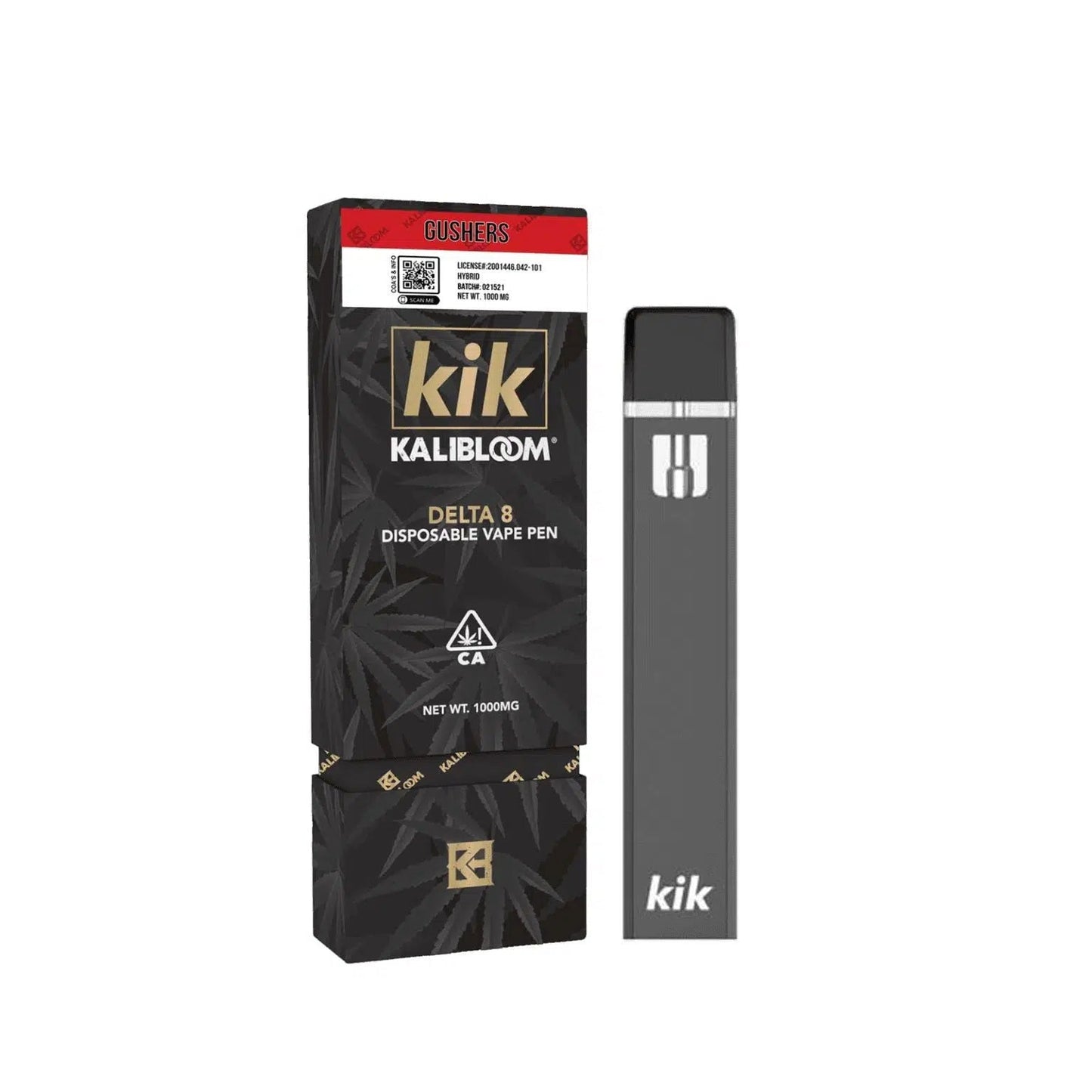 Kalibloom Kik Delta 8 1000mg Disposable-Kalibloom-Gushers (Hybrid)-NYC Glass