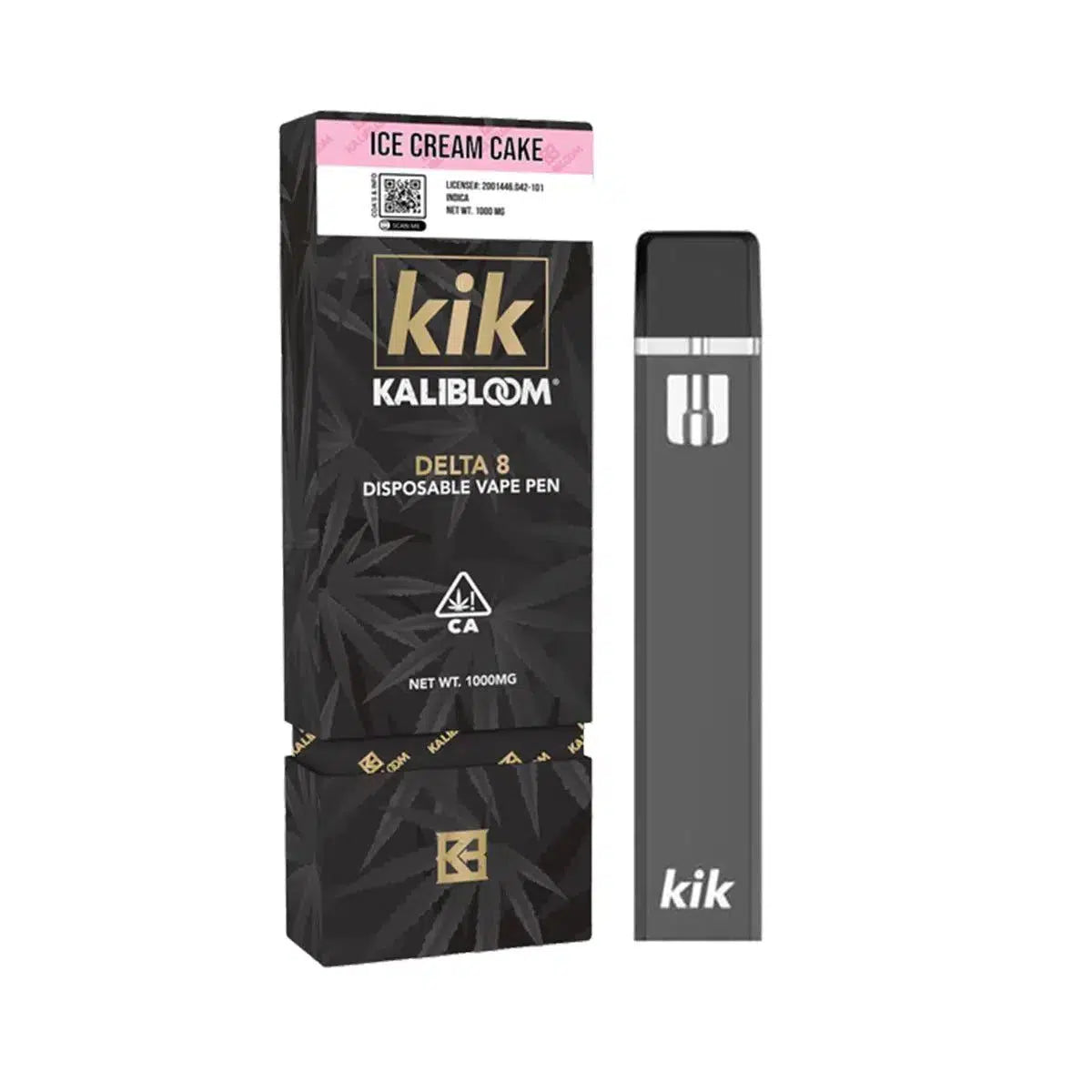 Kalibloom Kik Delta 8 1000mg Disposable-Kalibloom-Ice Cream Cake (Indica)-NYC Glass
