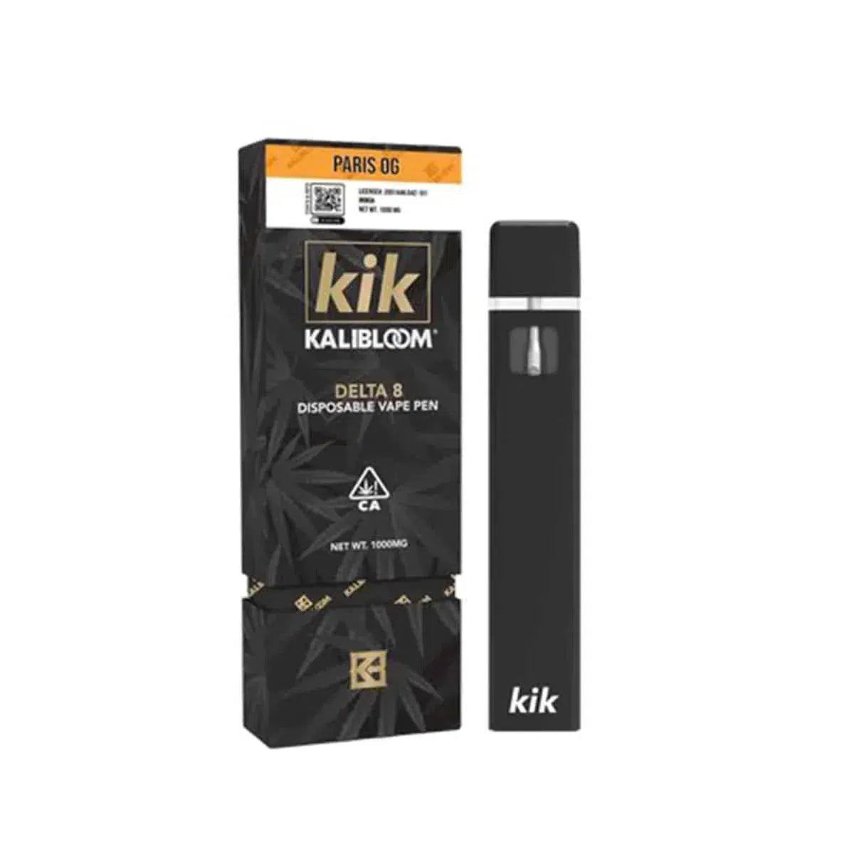Kalibloom Kik Delta 8 1000mg Disposable-Kalibloom-Paris OG (Indica)-NYC Glass