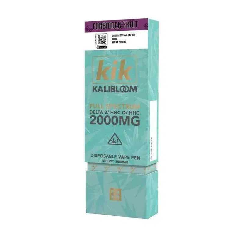 Kalibloom Kik Full Spectrum (Delta 8 HHC-O HHC) 2000mg Disposable-Kalibloom-Forbidden Fruit (Indica)-NYC Glass