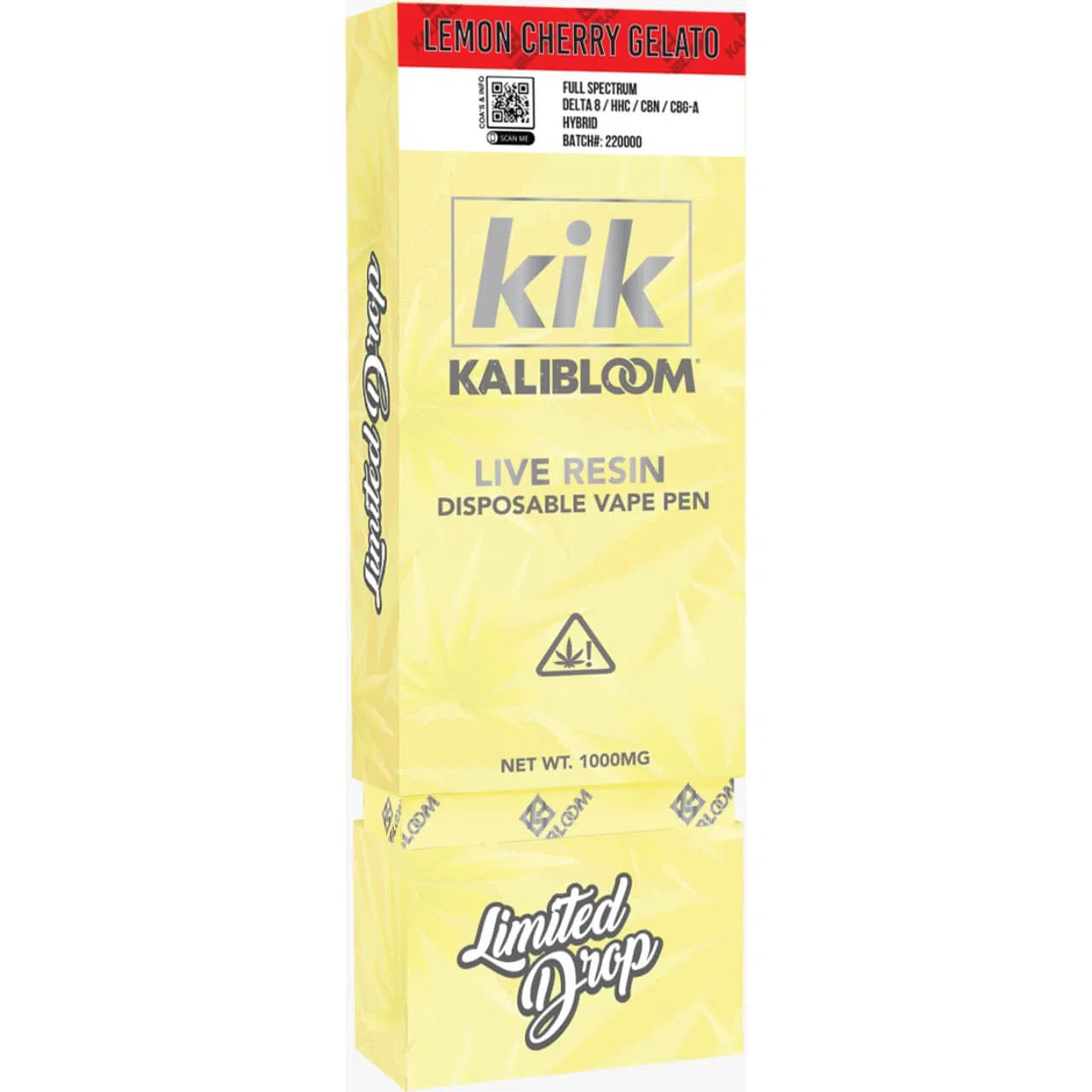 Kalibloom Kik Live Resin Full Spectrum Disposable 1000mg-Kalibloom-NYC Glass