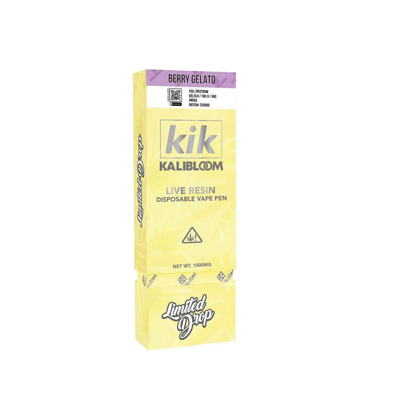 Kalibloom Kik Live Resin Full Spectrum Disposable 1000mg-Kalibloom-NYC Glass