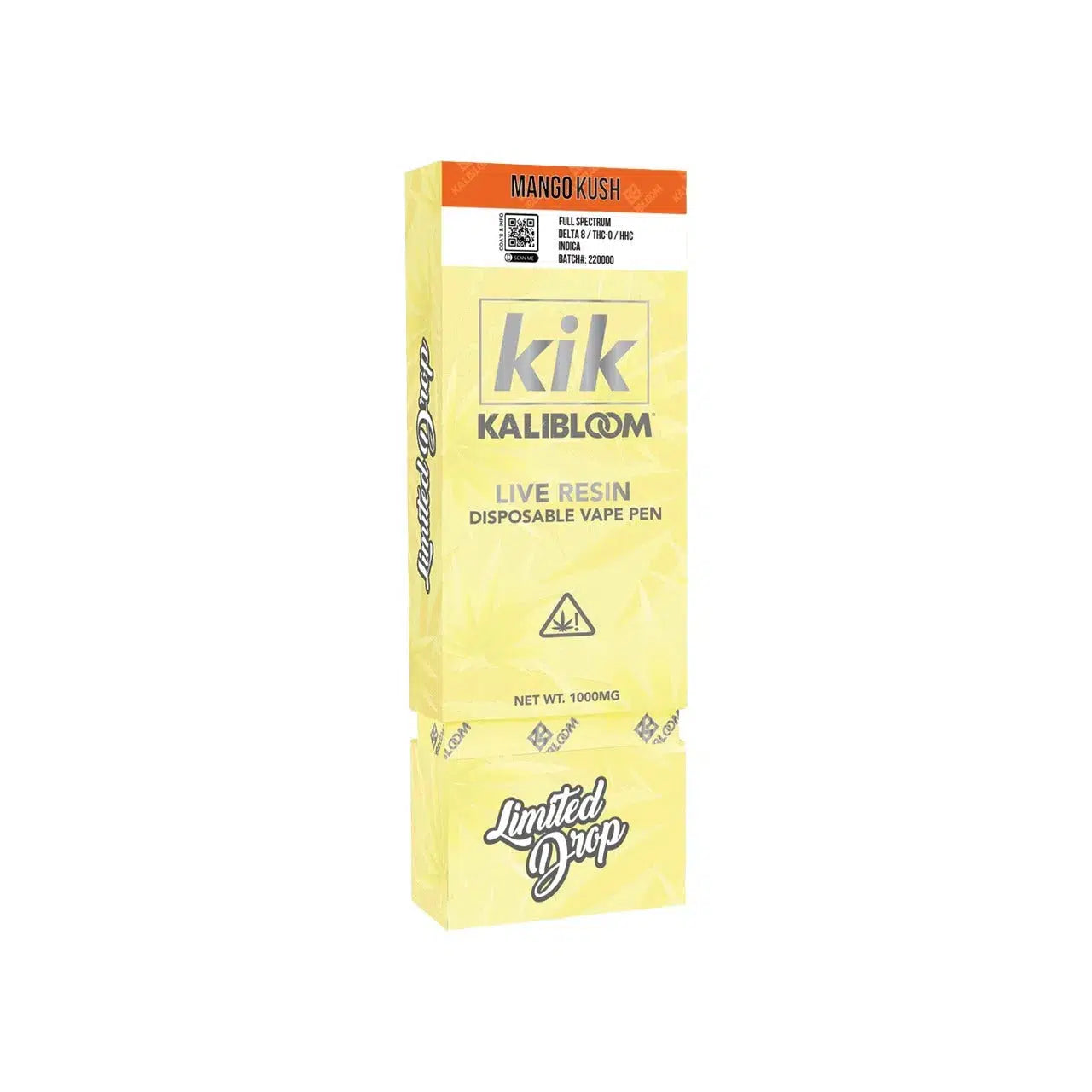 Kalibloom Kik Live Resin Full Spectrum Disposable 1000mg-Kalibloom-NYC Glass