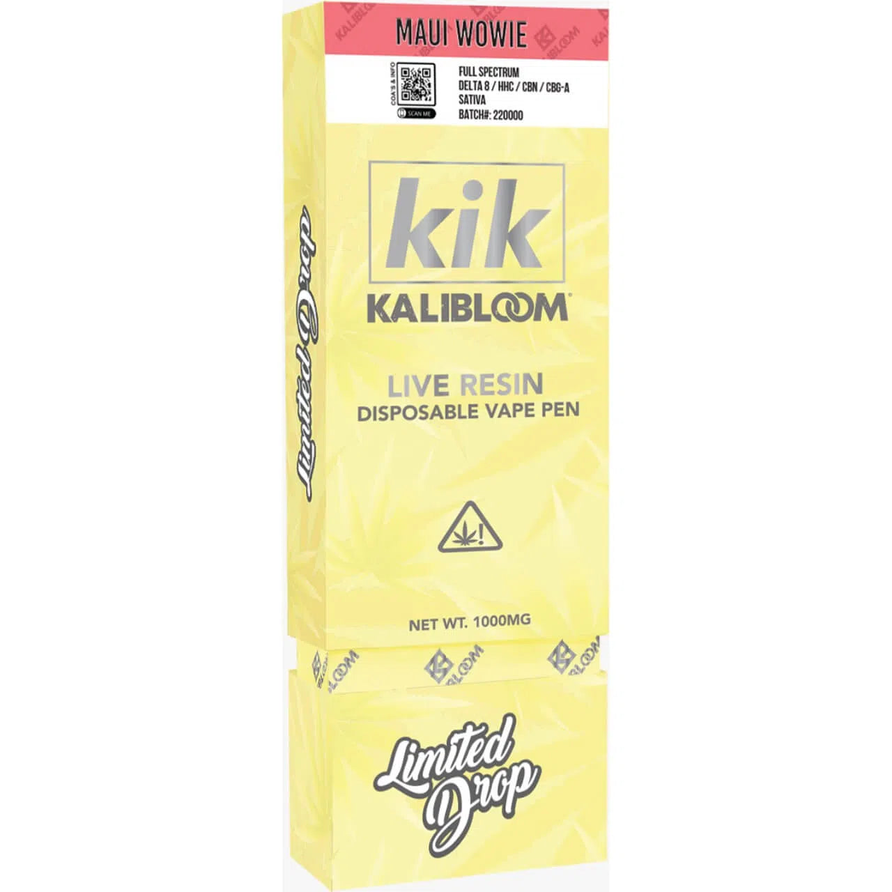 Kalibloom Kik Live Resin Full Spectrum Disposable 1000mg-Kalibloom-NYC Glass