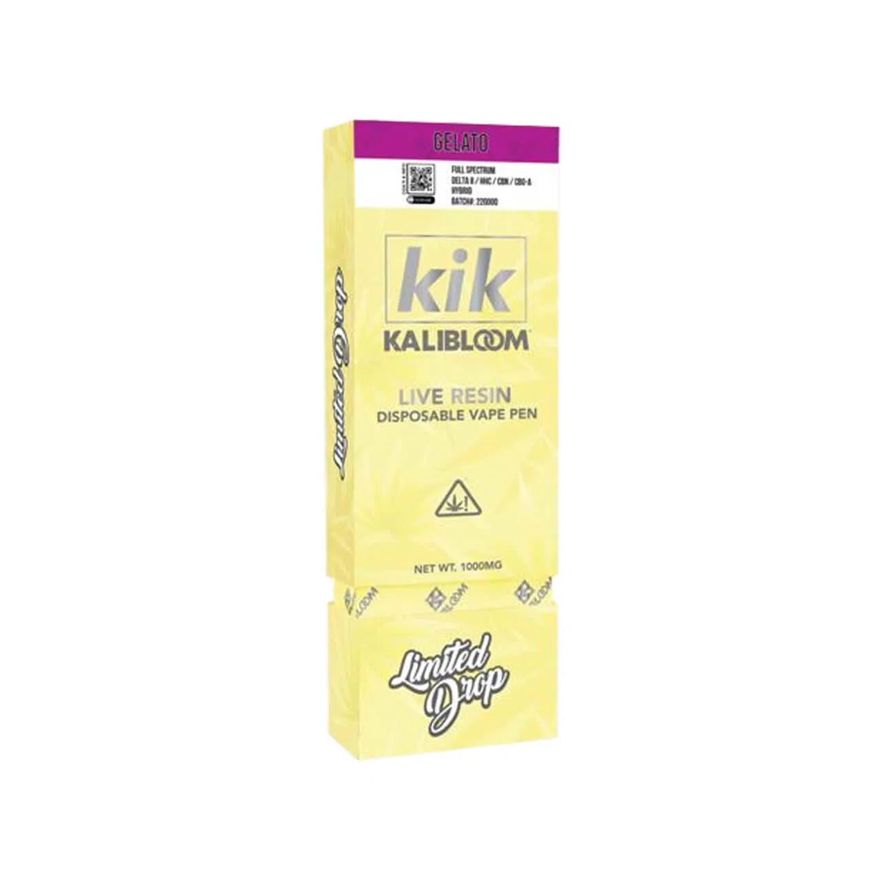 Kalibloom Kik Live Resin Full Spectrum Disposable 1000mg-Kalibloom-NYC Glass