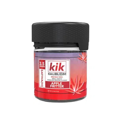 Kalibloom Kik Small Batch Indoor Flower (Delta 8/HHC) 3.5g Jar-Kalibloom-Apple Fritter (Sativa)-NYC Glass