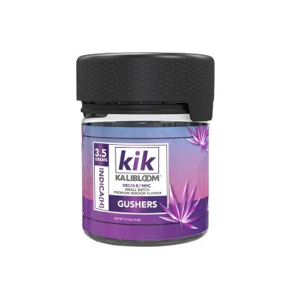 Kalibloom Kik Small Batch Indoor Flower (Delta 8/HHC) 3.5g Jar-Kalibloom-Gushers (Indica)-NYC Glass