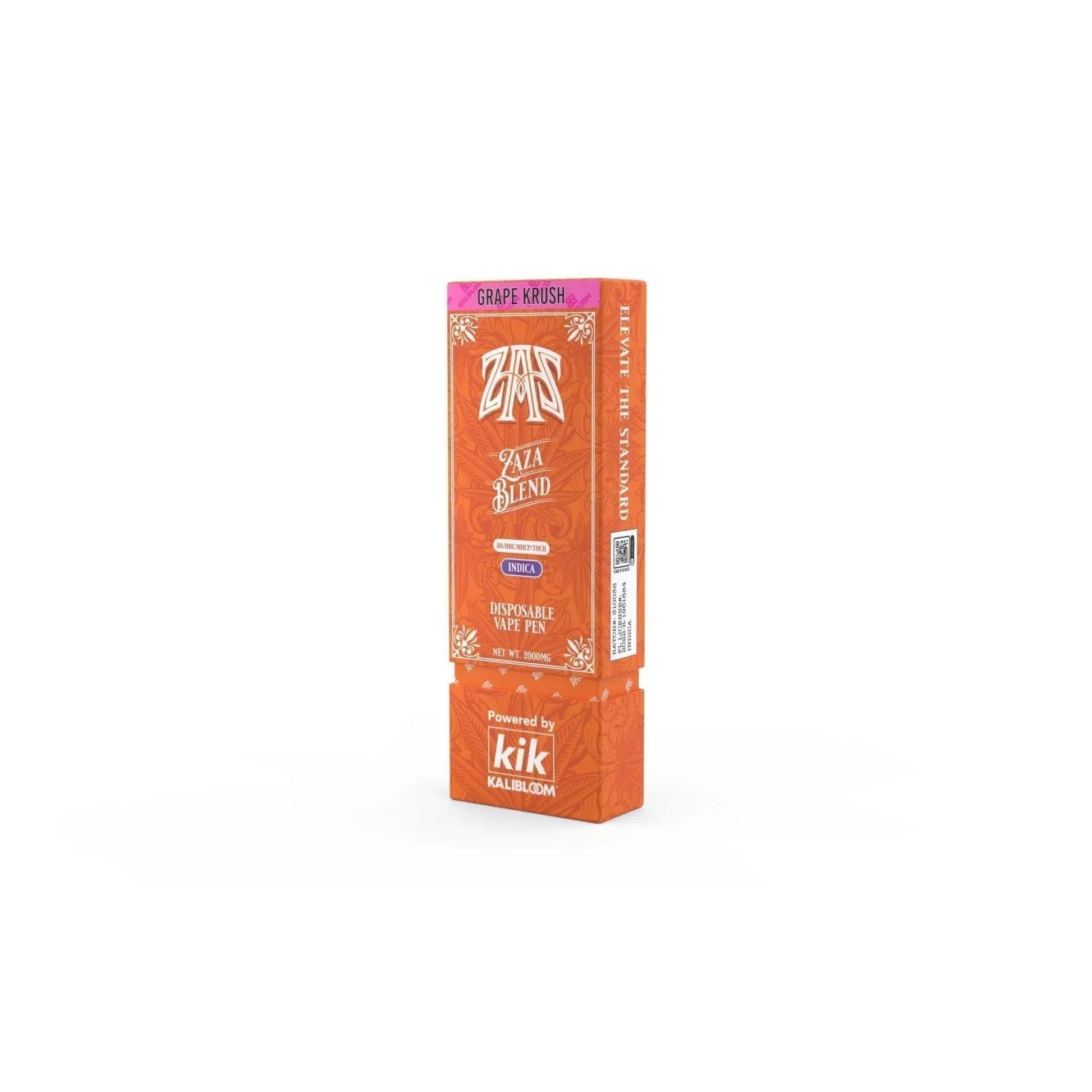 Kalibloom KIK ZAZ Blend 2000mg Disposable | Delta-8, HHC, HHC-P, THC-H NYC GLASS 718 Kalibloom KIK ZAZ Blend 2000mg Disposable | Delta-8, HHC, HHC-P, THC-H NYC GLASS 718