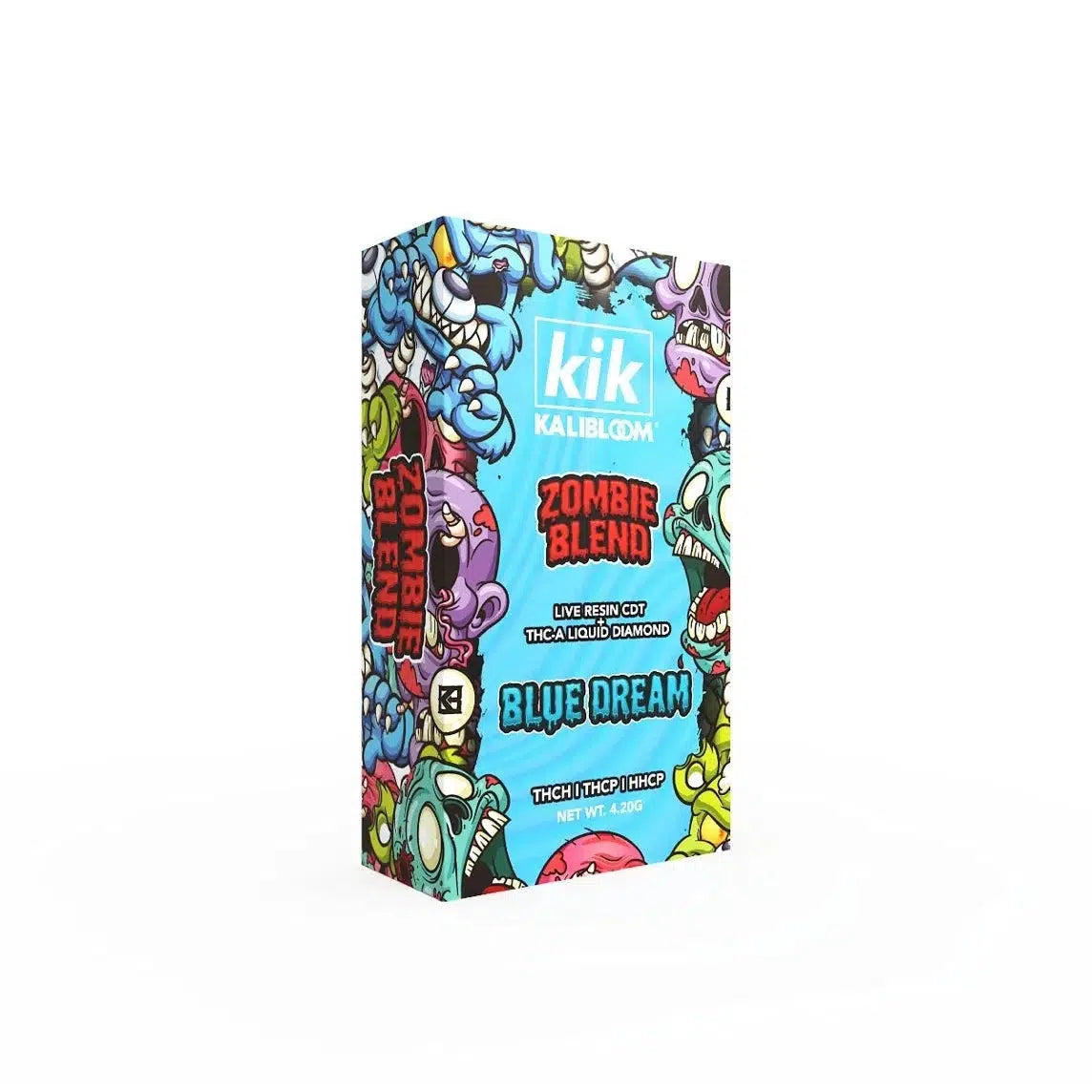 Kalibloom Kik Zombie Blend 4.2g Disposable | THC-H, THC-P, THC-A | NYC Glass 718 NYC GLASS 718 Kalibloom Kik Zombie Blend 4.2g Disposable | THC-H, THC-P, THC-A | NYC Glass 718 NYC GLASS 718