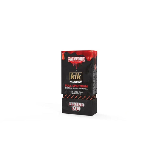Kalibloom Kik x Packwoods Full Spectrum Pod-Kik Pods-Kalibloom-Legend OG (Indica)-NYC Glass
